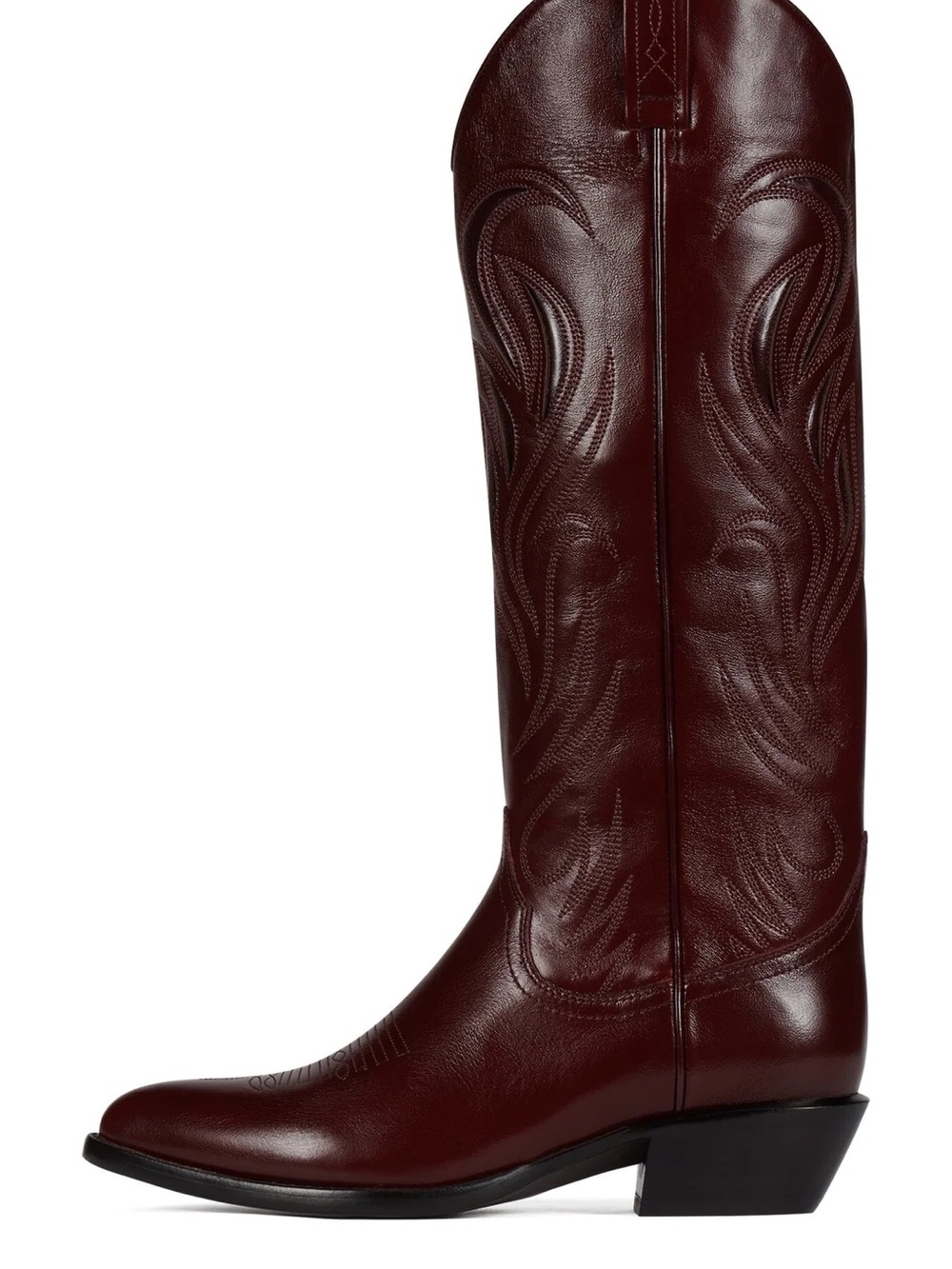 SOLD OUT Jeffrey Campbell Cow-Poke Tall Leather Cowboy Boots in Espresso